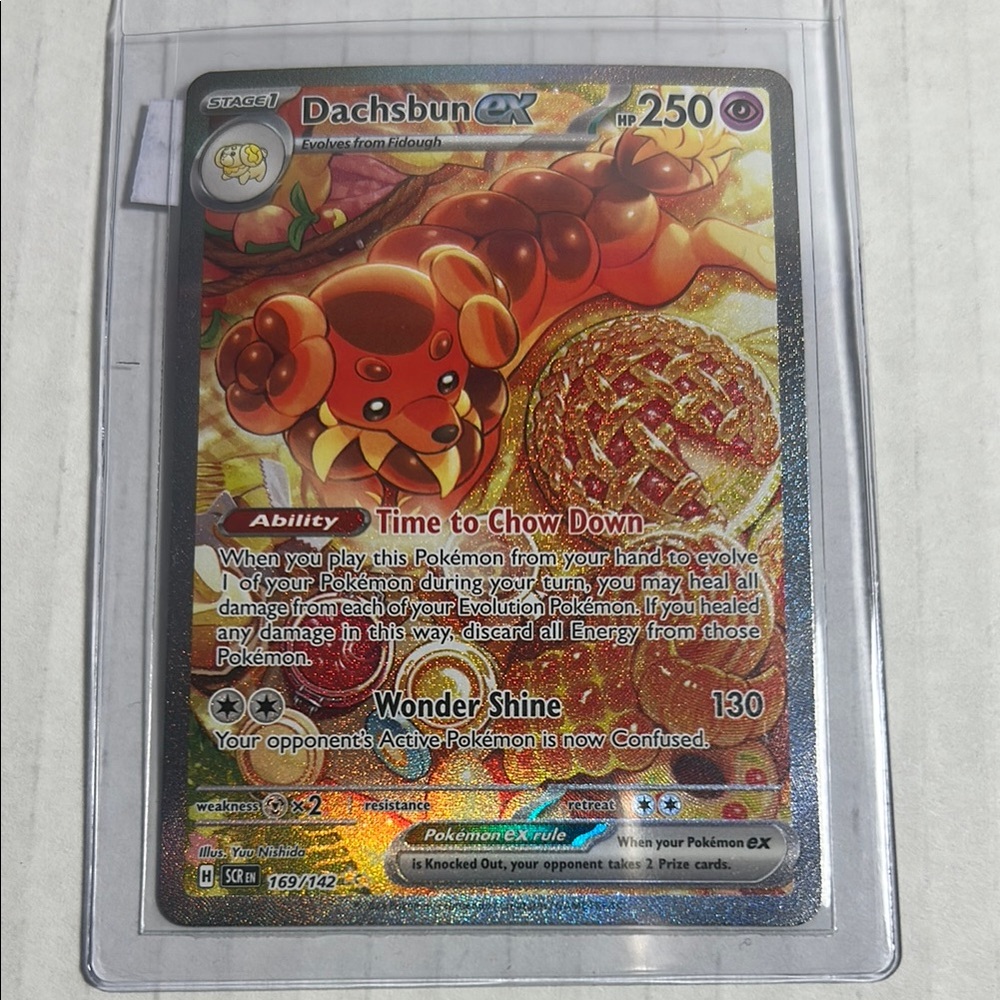 Dachsbun EX Pokémon Card Stellar Crown #169